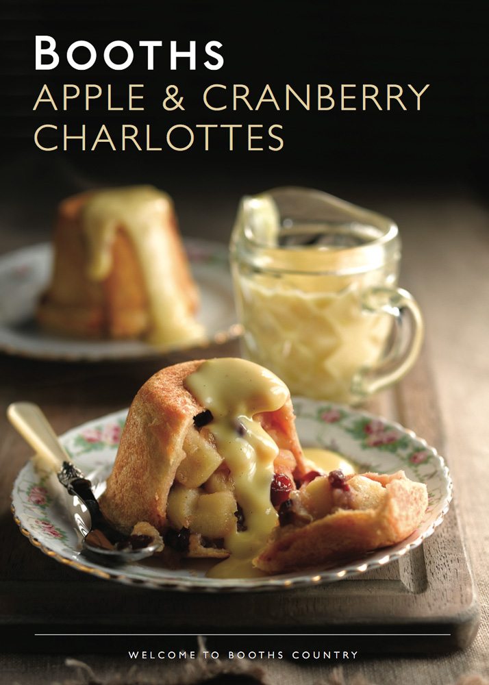 Booths Apple and cranberry Charlottes recipe copy
