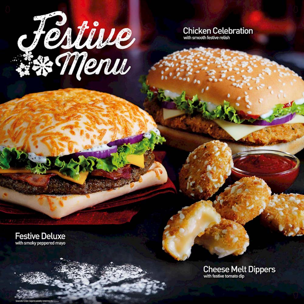 McDonalds UK festive menu 1