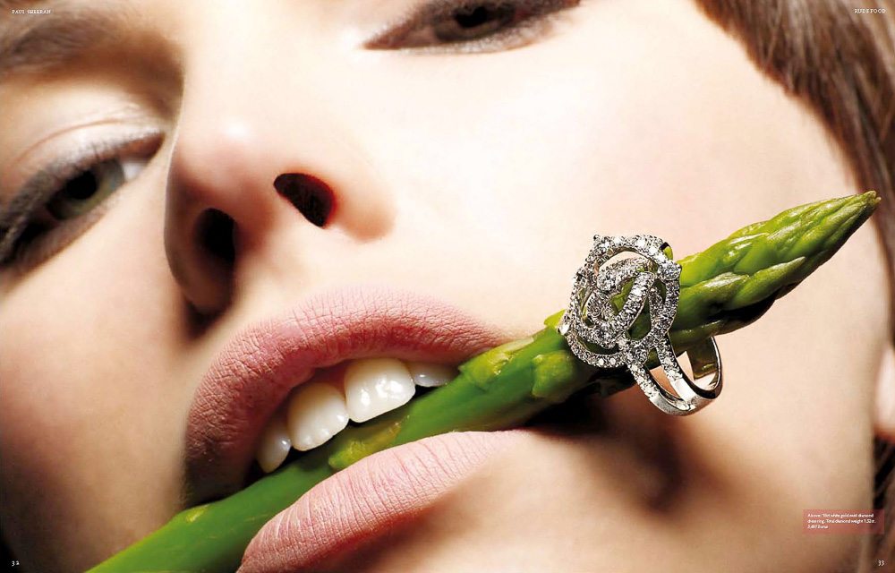 asparagus, Model and Jewelery