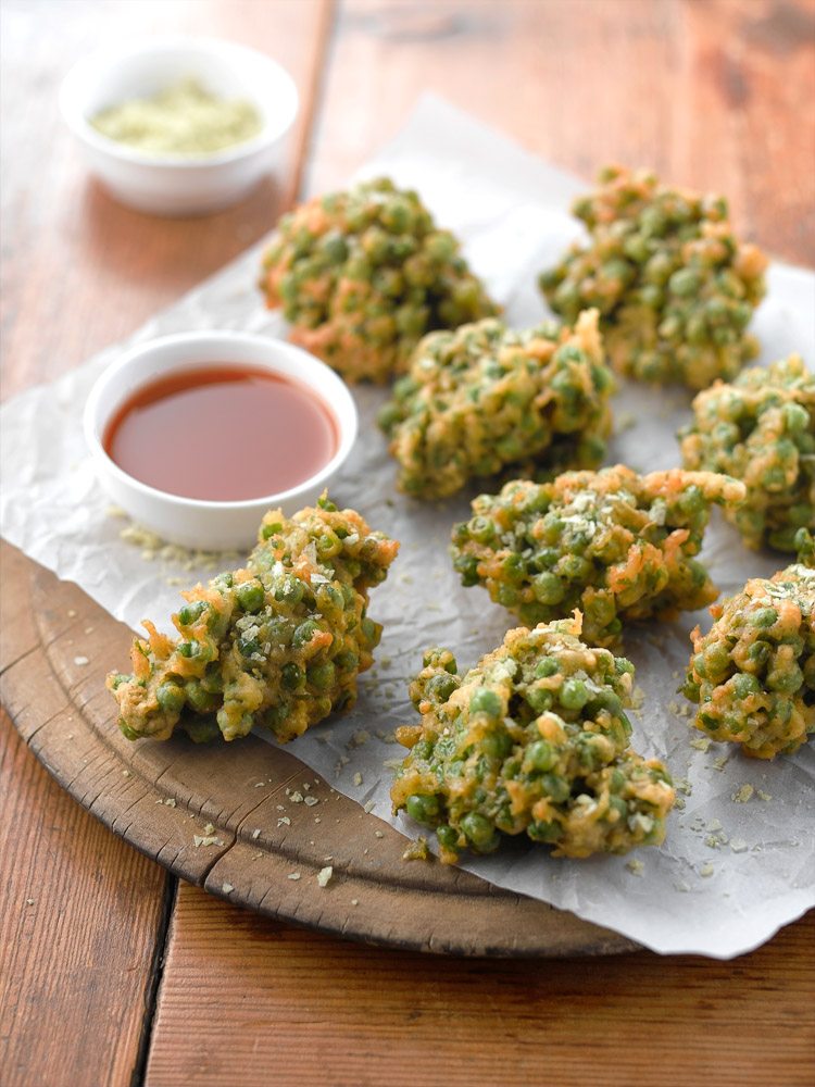Pea fritters