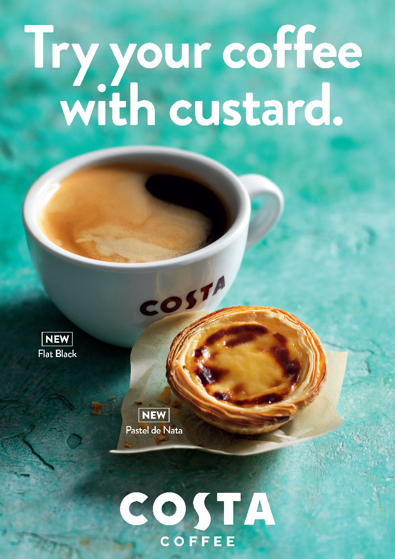 Costa Coffee custard tart